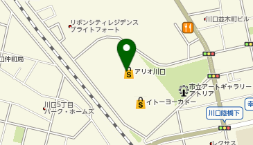 丸亀製麺 アリオ川口店の地図画像