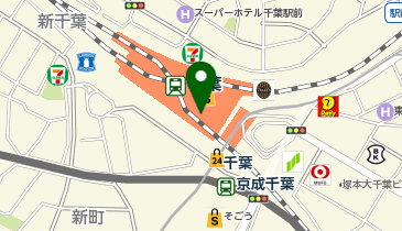 丸亀製麺 ペリエ千葉店の地図画像