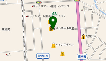 丸亀製麺 イオンモール東浦店の地図画像