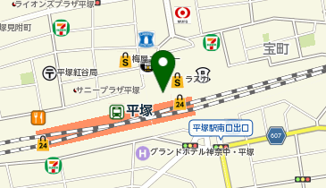 丸亀製麺 ラスカ平塚店の地図画像