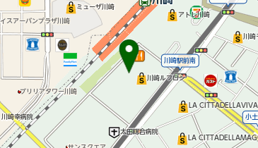 丸亀製麺 川崎ルフロン店の地図画像