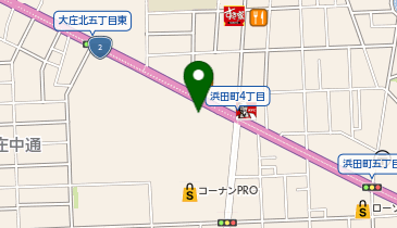 丸亀製麺 尼崎浜田店の地図画像