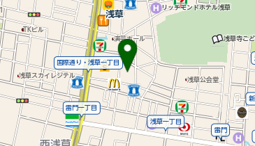 丸亀製麺 浅草ROX店の地図画像