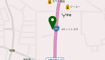 丸亀製麺 那珂店の地図画像