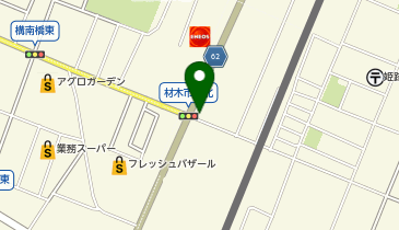 まきの姫路飾磨店の地図画像