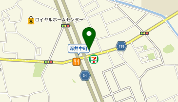 丸亀製麺 堺深井店の地図画像