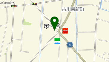 丸亀製麺 古川中島店の地図画像