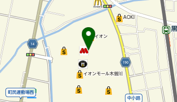 丸亀製麺 イオンモール木曽川店の地図画像