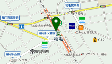 丸亀製麺 ペリエ稲毛店の地図画像