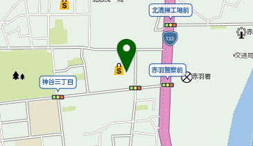 丸亀製麺 イオンスタイル赤羽店の地図画像