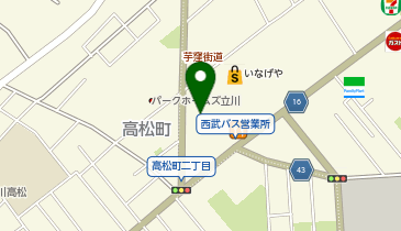 丸亀製麺 手づくり体験教室 東京立川店の地図画像