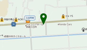 丸亀製麺 鈴鹿三日市店の地図画像