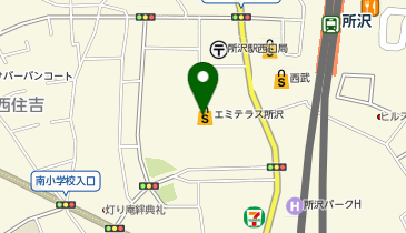 丸亀製麺 エミテラス所沢店の地図画像