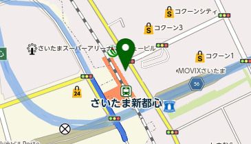 丸亀製麺 ekismさいたま新都心店の地図画像