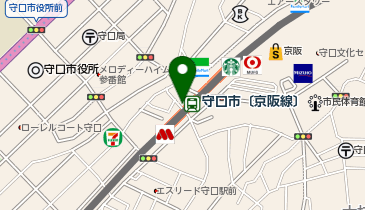 丸亀製麺 手づくり体験教室 エル守口店の地図画像