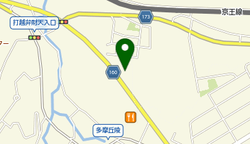 丸亀製麺 八王子打越店の地図画像