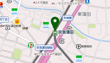 丸亀製麺 ウィングキッチン京急蒲田店の地図画像