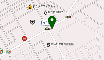 コナズ珈琲越谷店の地図画像