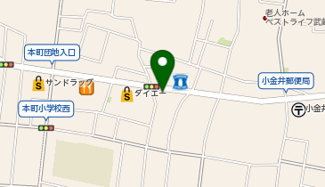 丸亀製麺 武蔵小金井店の地図画像