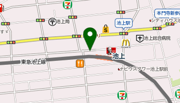 丸亀製麺 池上店の地図画像