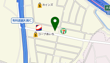 コナズ珈琲大高インター店の地図画像