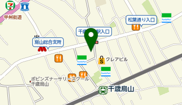 丸亀製麺 千歳烏山店の地図画像