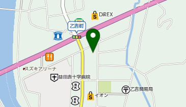 丸亀製麺 益田店の地図画像