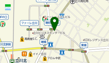 丸亀製麺 立川北口店の地図画像