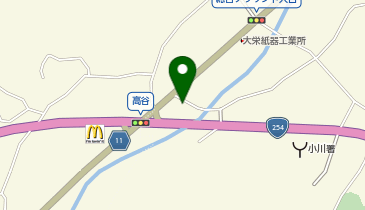 丸亀製麺 小川町店の地図画像