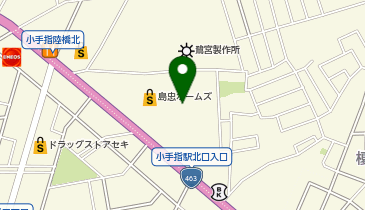 丸亀製麺 ホームズ所沢店の地図画像