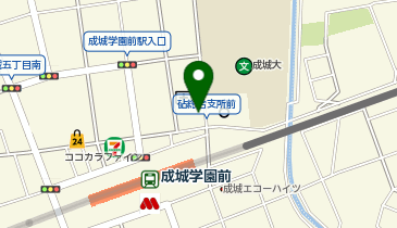 丸亀製麺 成城大学前店の地図画像