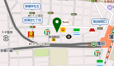 丸亀製麺 蒲田サンライズモール店の地図画像