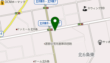ドコモショップ 札幌光星店の地図画像