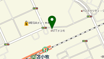 ドコモショップ 苫小牧店の地図画像