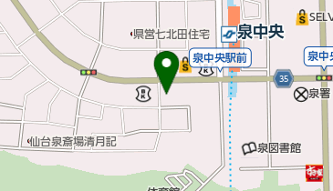 ドコモショップ 泉中央店の地図画像