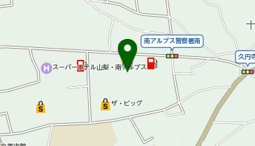 ドコモショップ 南アルプス店の地図画像