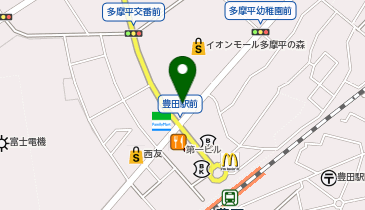 ドコモショップ イオンモール多摩平の森店の地図画像