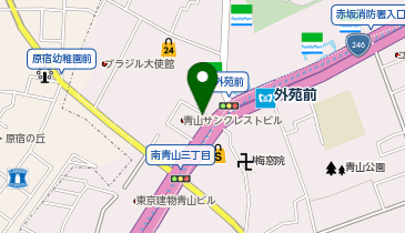 ドコモショップ 青山店の地図画像