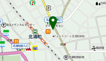 ドコモショップ 北浦和店の地図画像