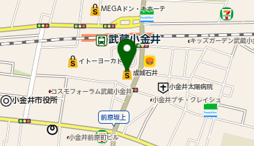 ドコモショップ 武蔵小金井店の地図画像