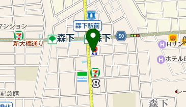 ドコモショップ 森下駅前店の地図画像