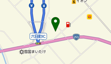 ドコモショップ 六日町店の地図画像