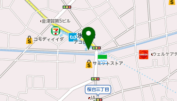 ドコモショップ 氷川台店の地図画像