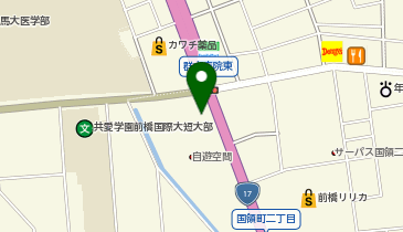 ドコモショップ 前橋店の地図画像