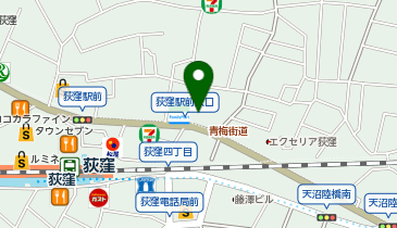 ドコモショップ 荻窪店の地図画像