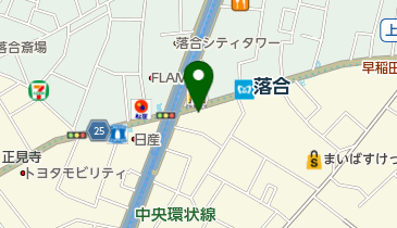 ドコモショップ 落合店の地図画像