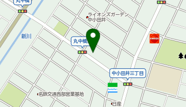 ドコモショップ 中小田井店の地図画像