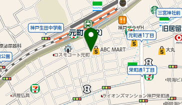 ドコモショップ 元町商店街店の地図画像