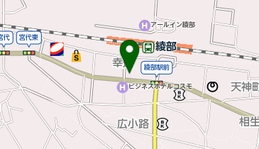 ドコモショップ 綾部店の地図画像