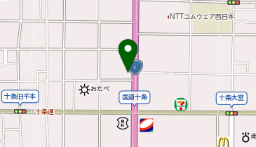 ドコモショップ 国道十条店の地図画像